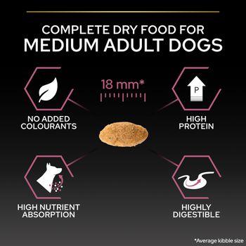 PRO PLAN Medium & Large Senior 7+ Sensitive Skin Salmon Dry Dog Food 14kg