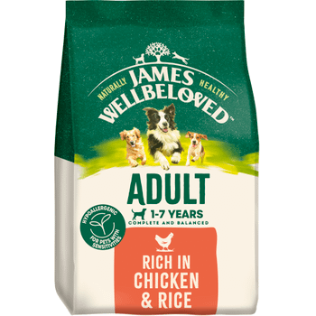 JAMES WELLBELOVED® Adult Dry Dog Food Chicken & Rice 15kg