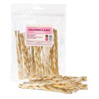 JR Pet Products Braided Lamb Chews, 100G