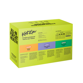 KatKin THE BIRDS Fresh Cat and Kitten Food, Variety Pack (Chicken, Turkey & Duck) 12x80g