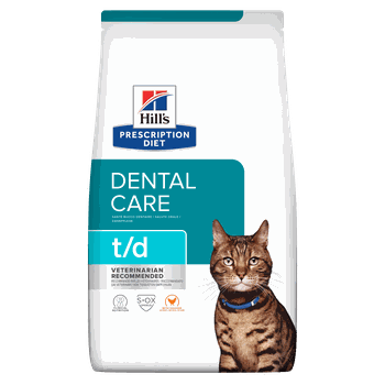 Hill'S Prescription Diet T/D Dental Care Dry Cat Food With Chicken 3kg