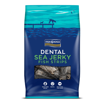 Fish4Dogs Dental Sea Jerky Fish Strips, 115g