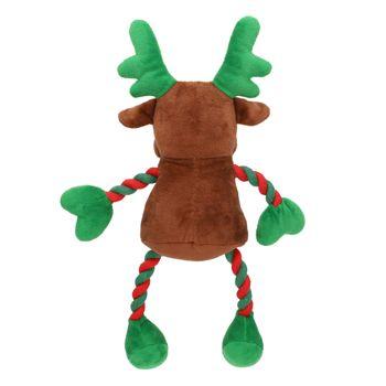 Rufus & Rosie Christmas Reindeer Rope Plush Dog Toy
