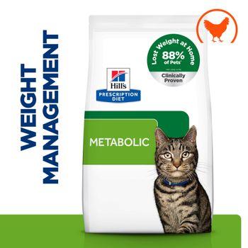 Hill's Prescription Diet Metabolic Weight Management Dry Cat Food With Chicken 3kg