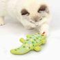 Catit Electronic Mini Groovy Gecko Cat Toy, Green