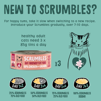 Scrumbles Grain Free Wet Cat Food in Jelly Classic Selection 6x80g