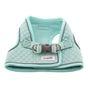 Doodlebone Snappy Mint Quilt Dog Harness 1-2