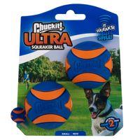 Chuckit! Ultra Squeaker Small Dog Ball Toy 2 Pack