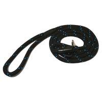 Rosewood Rope Twist Slip Dog Lead Black & Blue 64"