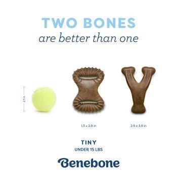 Benebone Puppy Wishbone Dental Chew Dog Toy 2 Pack