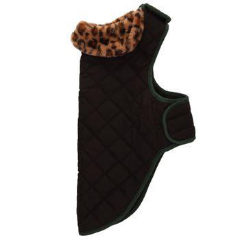 Rufus & Rosie Country Jacket Black Leopard XL+