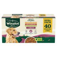 Winalot Meaty Chunks Mixed in Jelly Wet Dog Food 40x100g