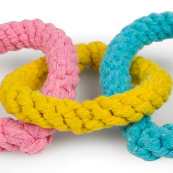 Petface Rope Hearts Dog Toy