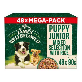 James wellbeloved puppy pouches best sale