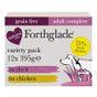 Forthglade Chicken & Duck Complete Wet Adult Dog Food 12x395g