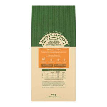James Wellbeloved Dog Adult Turkey Rice 15kg Dry Dog Food