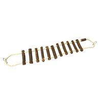 Natural Rope And Log Bird Bridge Large