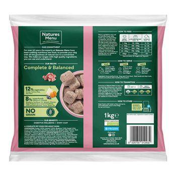 Natures Menu Venison & Turkey Nuggets Raw Dog Food 1kg