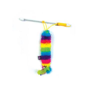Tabby Patch Rainbow Cat Teaser Toy