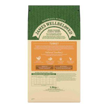 James Wellbeloved Adult Dry Cat Food, Oral Health, Turkey 1.5kg