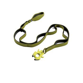 BullyBillows Multiple-Handled 1.4 meter Ladder Lead in Olive Green