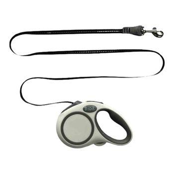Fida Retractbale Dog Lead White XS