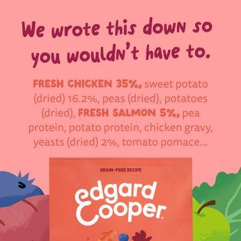 Edgard & Cooper Senior Dry Dog Food Chicken & Salmon 7kg