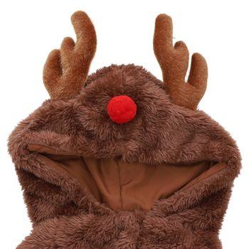 Rufus & Rosie Reindeer Dog Hoodie Large