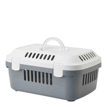 Savic Discovery Pet Carrier White Grey Dog Carriers