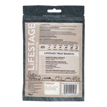 Lifestage Artisan Beef and Coconut Chunks Dog Treats, 80g