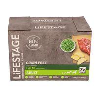 Lifestage Grain Free Adult Wet Dog Food Lamb 7x395g
