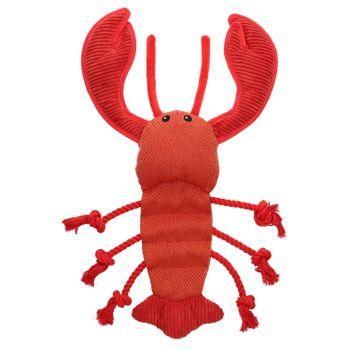 Rufus & Rosie Plush Rope Lobster Dog Toy