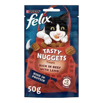 Felix Tasty Nuggets Beef & Lamb Cat Treats 50g