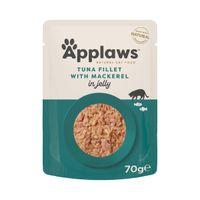 Applaws Cat Food Tuna Fillet with Mackerel in Jelly 70g