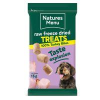 Natures Menu Freeze Dried Bites Turkey Raw Dog Food 15g