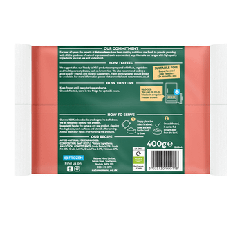Natures Menu Frozen All Beef Raw Dog Food 12 x 400g