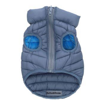 Rufus & Rosie Dog Puffer Jacket Blue M