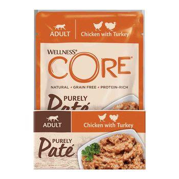Wellness CORE Purely Paté Adult Chicken with Turkey Adult Cat Wet Food 85g