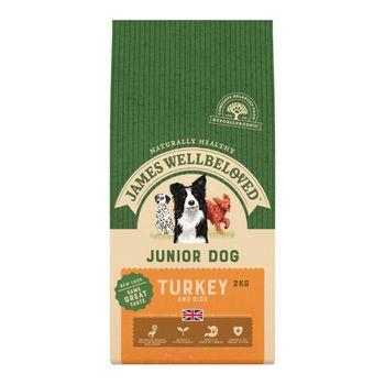 James Wellbeloved Dog Junior Turkey Rice 2kg Dry Dog Food