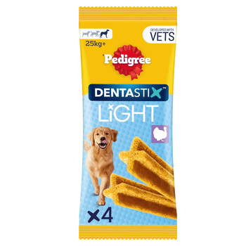 Pedigree DentaStix Light Daily Dental Chews For Large Dogs 4 Sticks