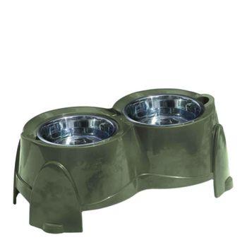 Savic Ergo Dog Feeder Warm Grey 18cm