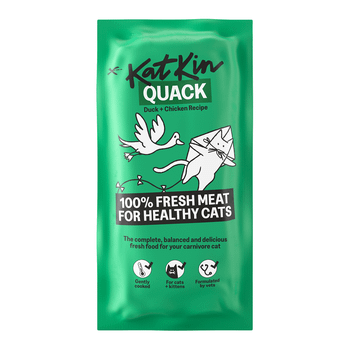 KatKin QUACK Fresh Cat and Kitten Food (Duck + Chicken) 1x80g