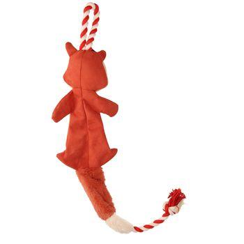 Joules Rope Heritage Tweed Fox Dog Toy