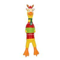 Rufus & Rosie Christmas Latex Chicken Dog Toy Assorted