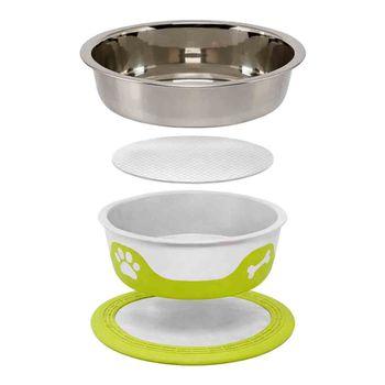 Thermacool Olive Green Dog Bowl Medium