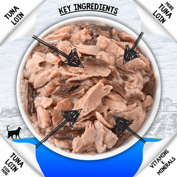 Cookhouse Luxury Complete Cat Food Tuna Loin Fillets in Jelly 70g