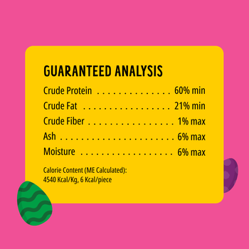 BONKERS Purrpops, Easter Edition Freeze Dried Chicken Flavoured Lollipop Cat Treats, 5 Pieces