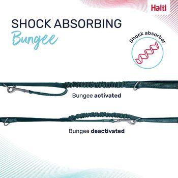 Halti Anatomy Multi Use Dog Lead in Teal, Small