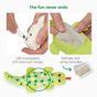 Catit Electronic Mini Groovy Gecko Cat Toy, Green