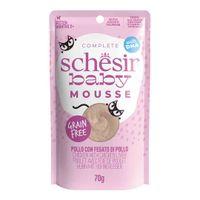 Schesir Complete and Balanced Wet Kitten Food Chicken in Mousse 70g